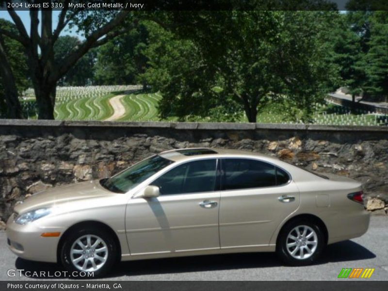 Mystic Gold Metallic / Ivory 2004 Lexus ES 330