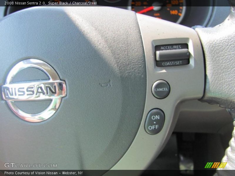 Super Black / Charcoal/Steel 2008 Nissan Sentra 2.0