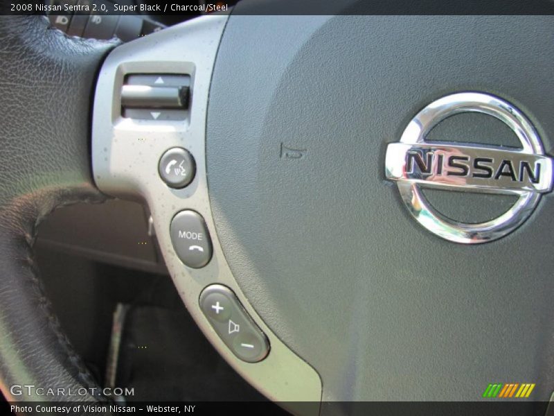 Super Black / Charcoal/Steel 2008 Nissan Sentra 2.0