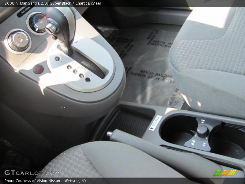 Super Black / Charcoal/Steel 2008 Nissan Sentra 2.0