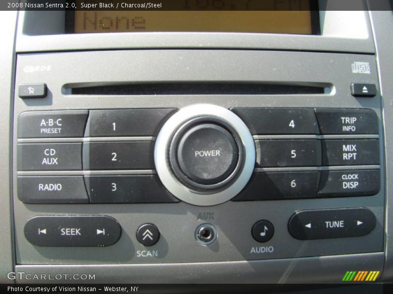 Super Black / Charcoal/Steel 2008 Nissan Sentra 2.0