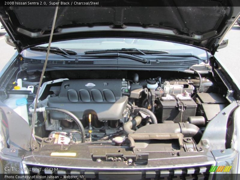 Super Black / Charcoal/Steel 2008 Nissan Sentra 2.0