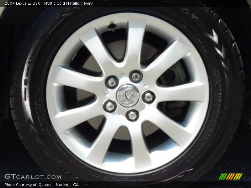 Mystic Gold Metallic / Ivory 2004 Lexus ES 330