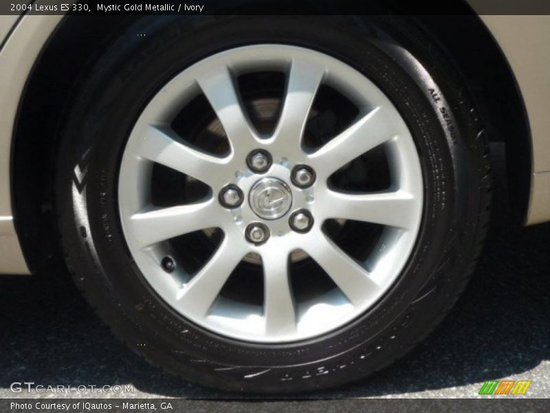 Mystic Gold Metallic / Ivory 2004 Lexus ES 330