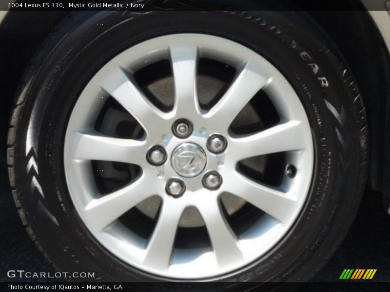 Mystic Gold Metallic / Ivory 2004 Lexus ES 330