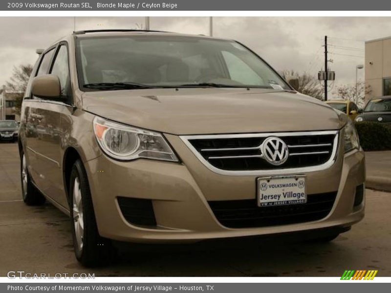 Blonde Maple / Ceylon Beige 2009 Volkswagen Routan SEL