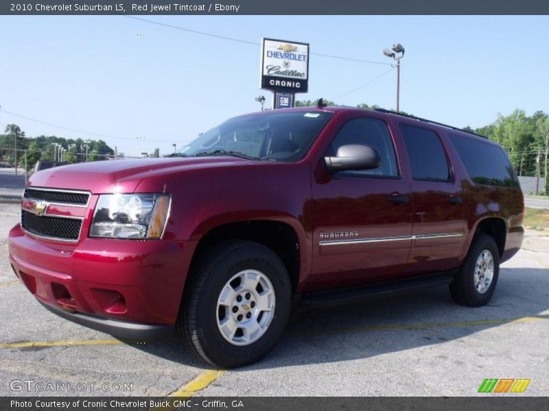 Red Jewel Tintcoat / Ebony 2010 Chevrolet Suburban LS