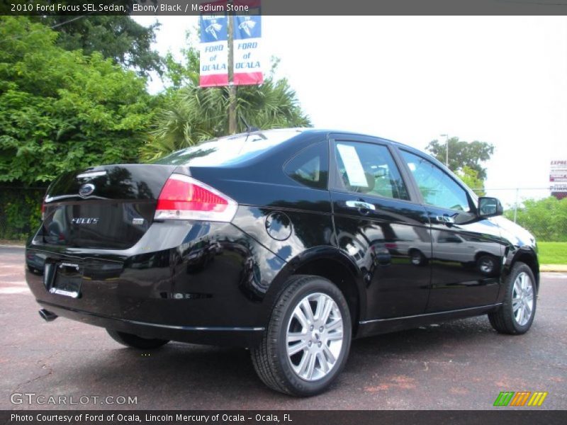 Ebony Black / Medium Stone 2010 Ford Focus SEL Sedan