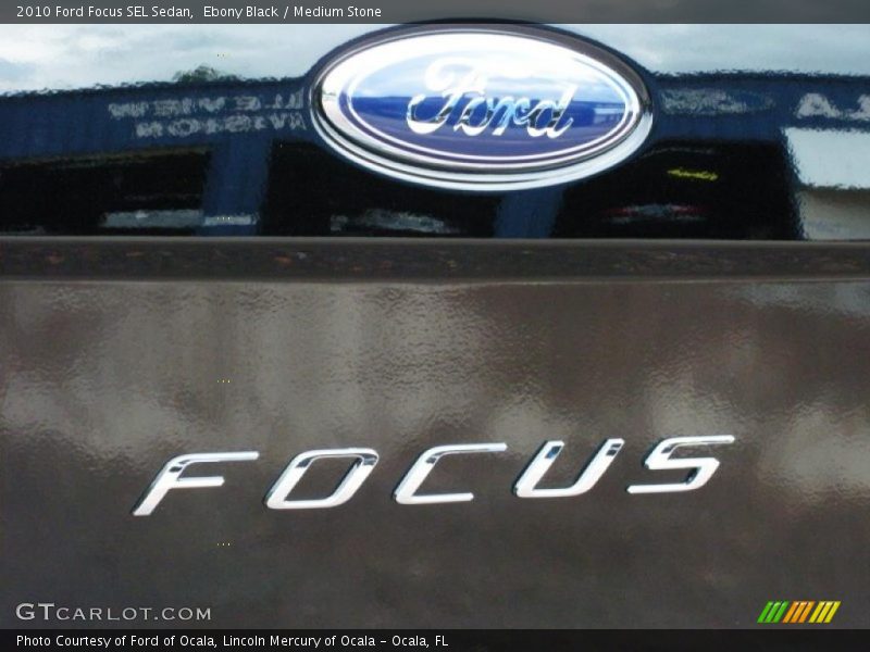 Ebony Black / Medium Stone 2010 Ford Focus SEL Sedan