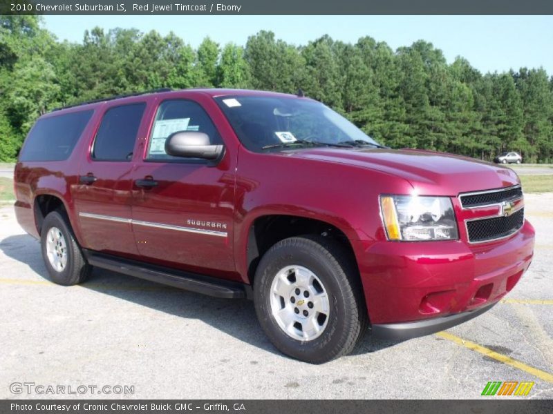 Red Jewel Tintcoat / Ebony 2010 Chevrolet Suburban LS