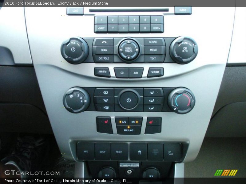 Ebony Black / Medium Stone 2010 Ford Focus SEL Sedan
