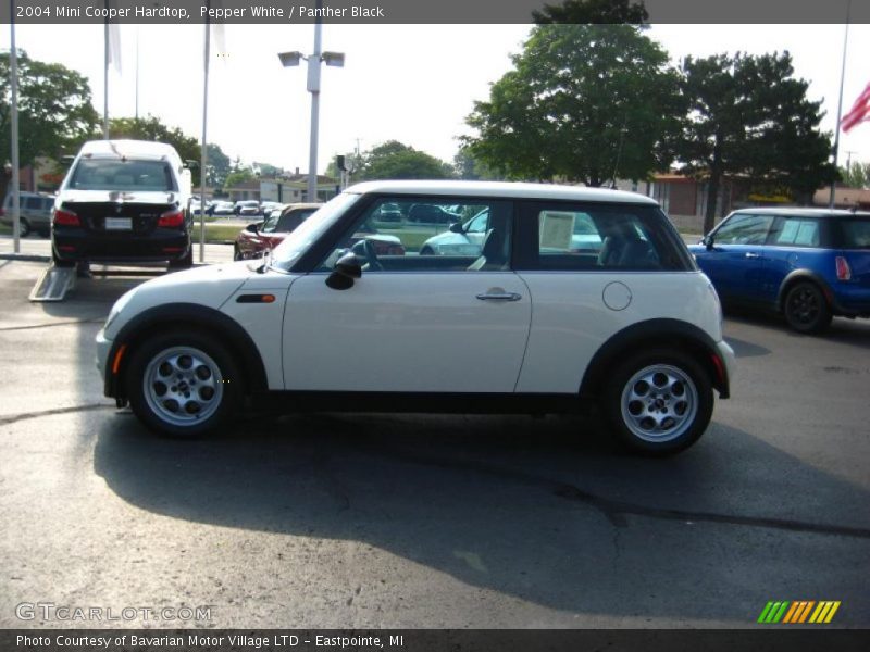 Pepper White / Panther Black 2004 Mini Cooper Hardtop
