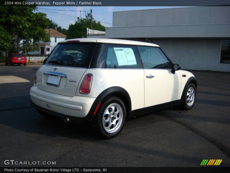 Pepper White / Panther Black 2004 Mini Cooper Hardtop