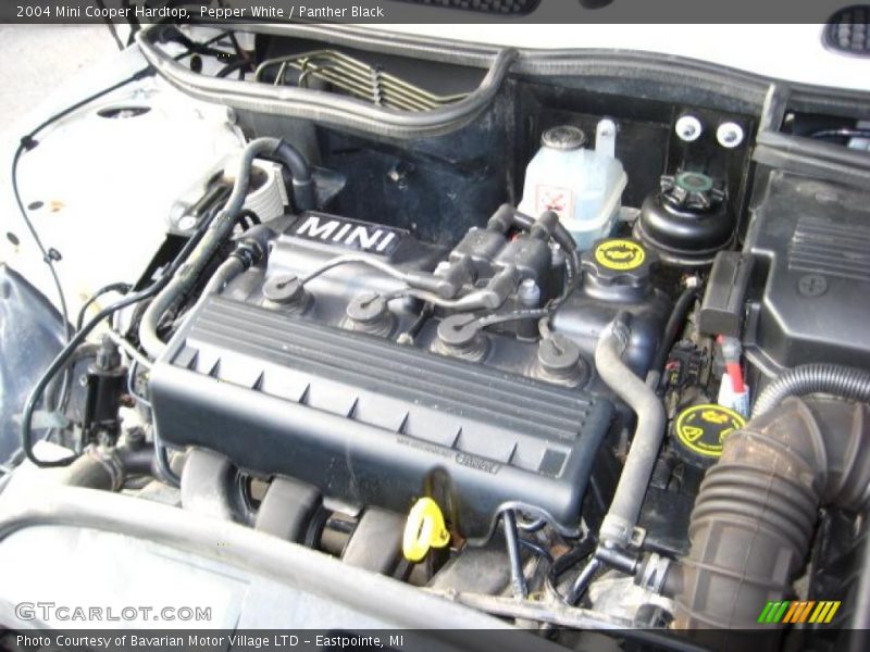Pepper White / Panther Black 2004 Mini Cooper Hardtop