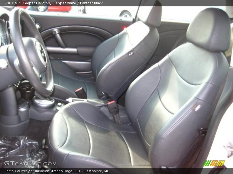 Pepper White / Panther Black 2004 Mini Cooper Hardtop