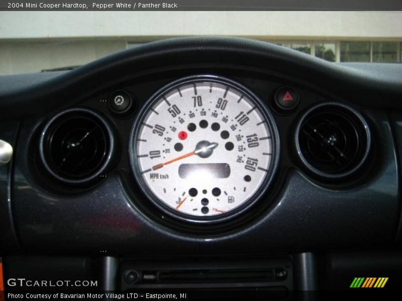 Pepper White / Panther Black 2004 Mini Cooper Hardtop