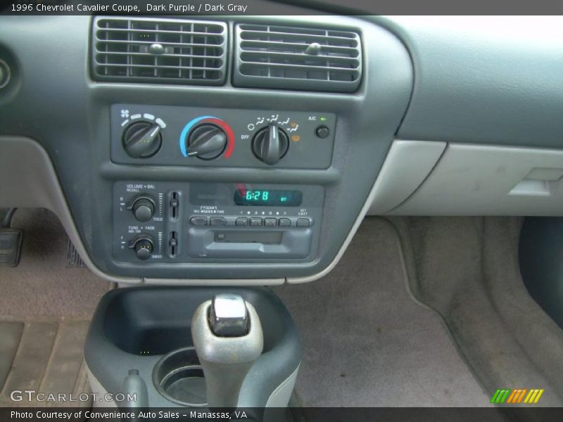 Dark Purple / Dark Gray 1996 Chevrolet Cavalier Coupe