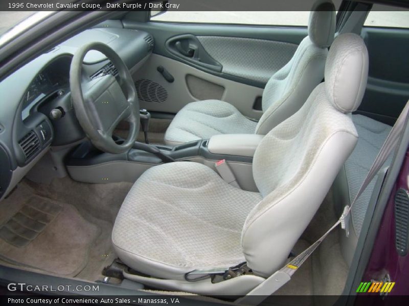 Dark Purple / Dark Gray 1996 Chevrolet Cavalier Coupe