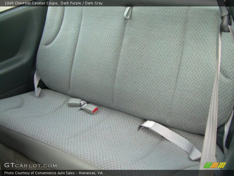 Dark Purple / Dark Gray 1996 Chevrolet Cavalier Coupe