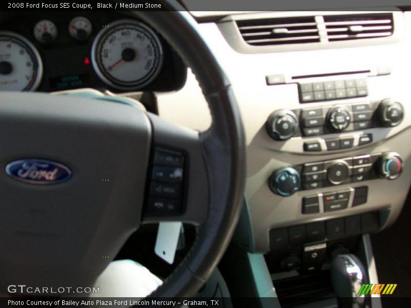 Black / Medium Stone 2008 Ford Focus SES Coupe