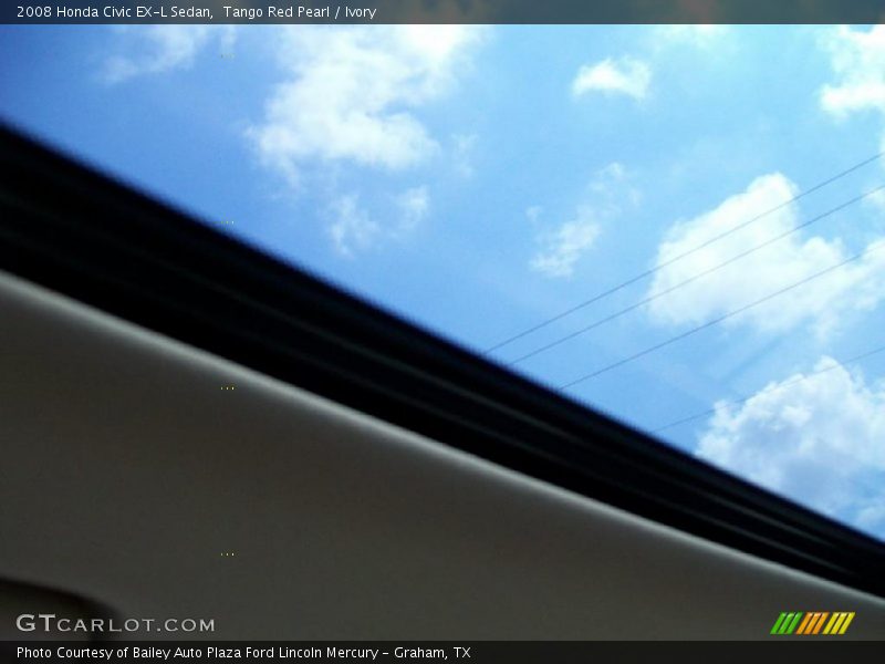 Tango Red Pearl / Ivory 2008 Honda Civic EX-L Sedan