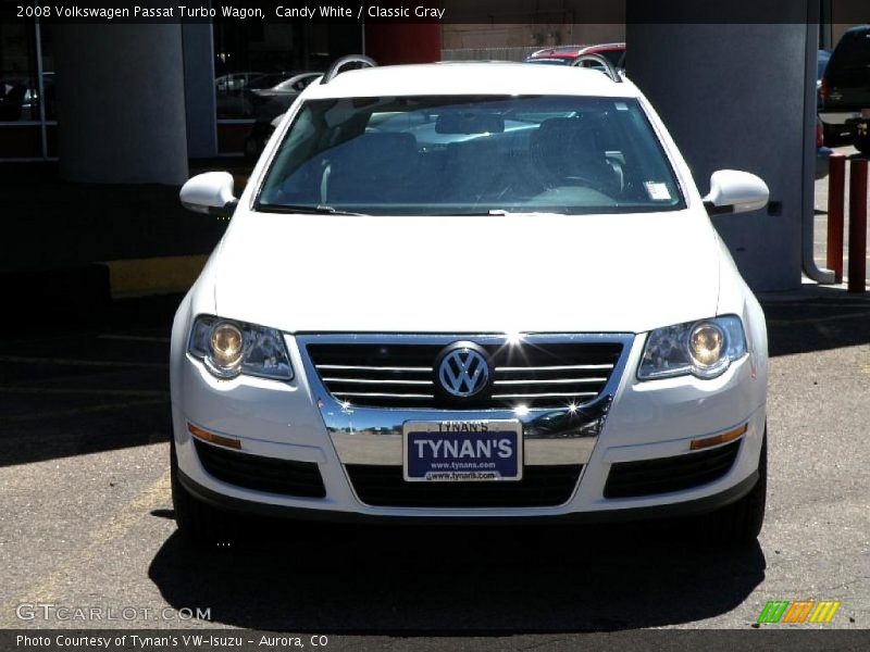 Candy White / Classic Gray 2008 Volkswagen Passat Turbo Wagon