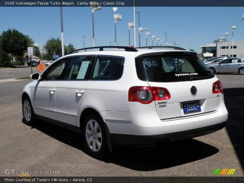 Candy White / Classic Gray 2008 Volkswagen Passat Turbo Wagon