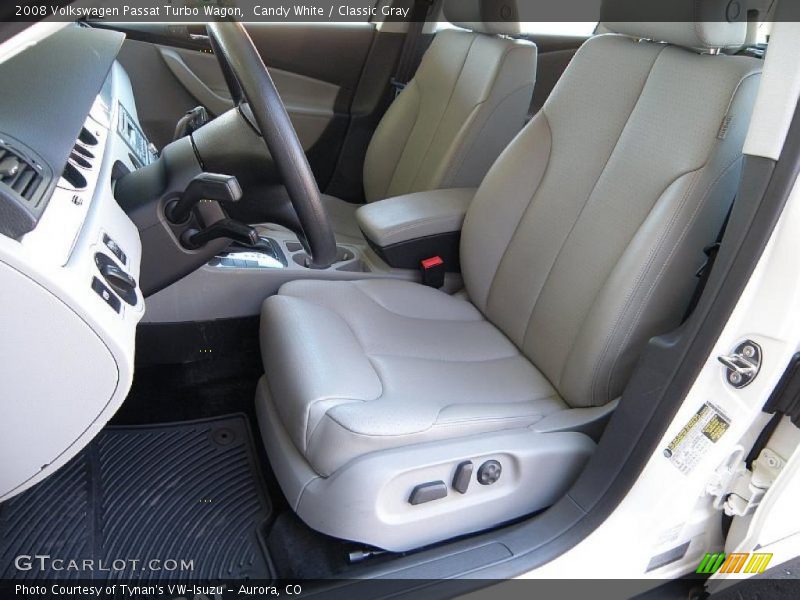 Candy White / Classic Gray 2008 Volkswagen Passat Turbo Wagon