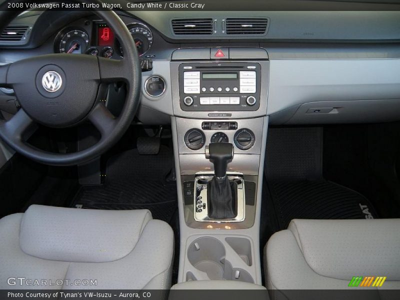 Candy White / Classic Gray 2008 Volkswagen Passat Turbo Wagon