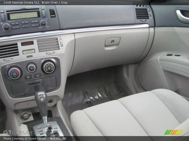 Bright Silver / Gray 2008 Hyundai Sonata GLS