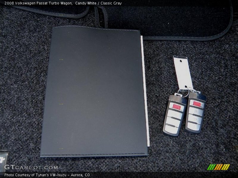 Candy White / Classic Gray 2008 Volkswagen Passat Turbo Wagon