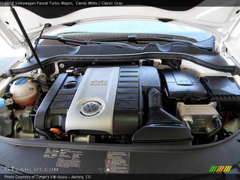 Candy White / Classic Gray 2008 Volkswagen Passat Turbo Wagon