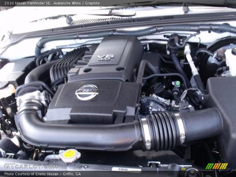 Avalanche White / Graphite 2010 Nissan Pathfinder SE
