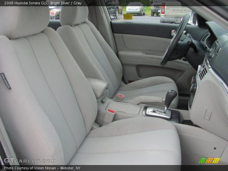 Bright Silver / Gray 2008 Hyundai Sonata GLS