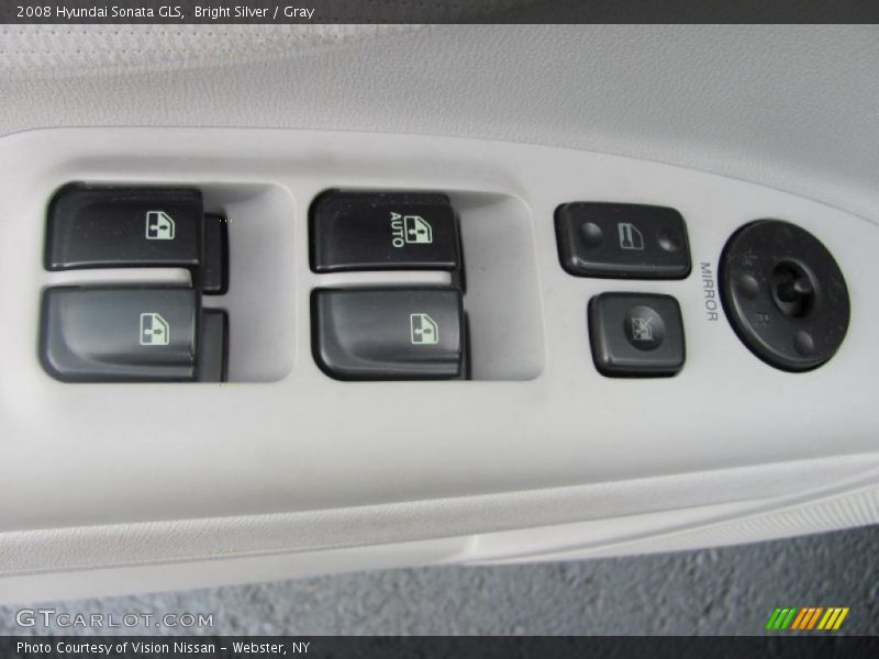 Bright Silver / Gray 2008 Hyundai Sonata GLS