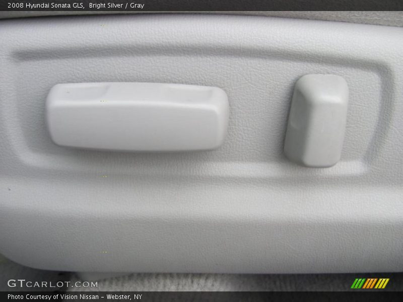 Bright Silver / Gray 2008 Hyundai Sonata GLS