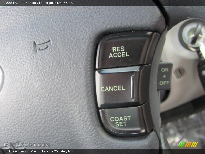 Bright Silver / Gray 2008 Hyundai Sonata GLS