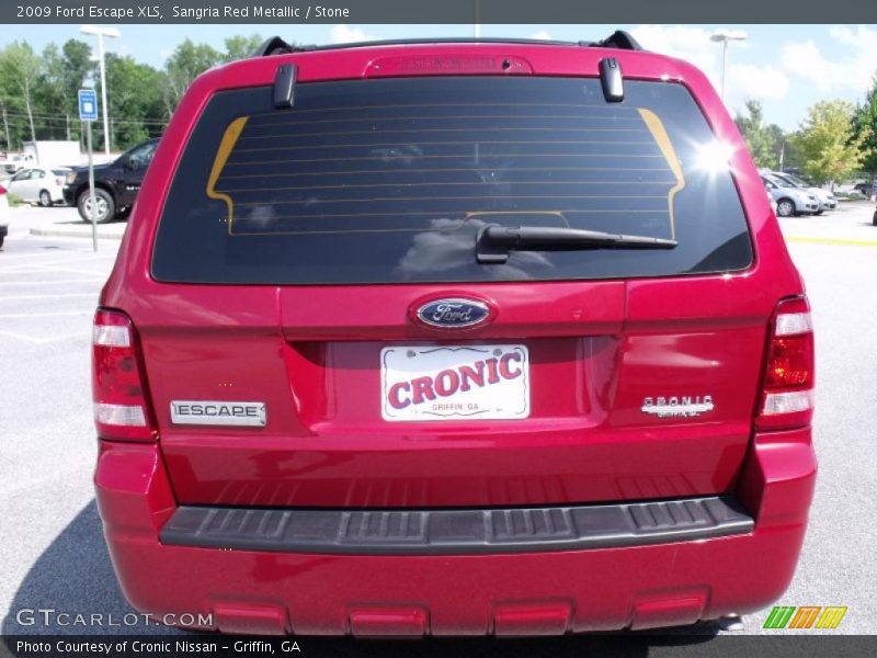 Sangria Red Metallic / Stone 2009 Ford Escape XLS