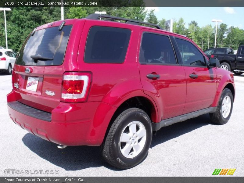 Sangria Red Metallic / Stone 2009 Ford Escape XLS