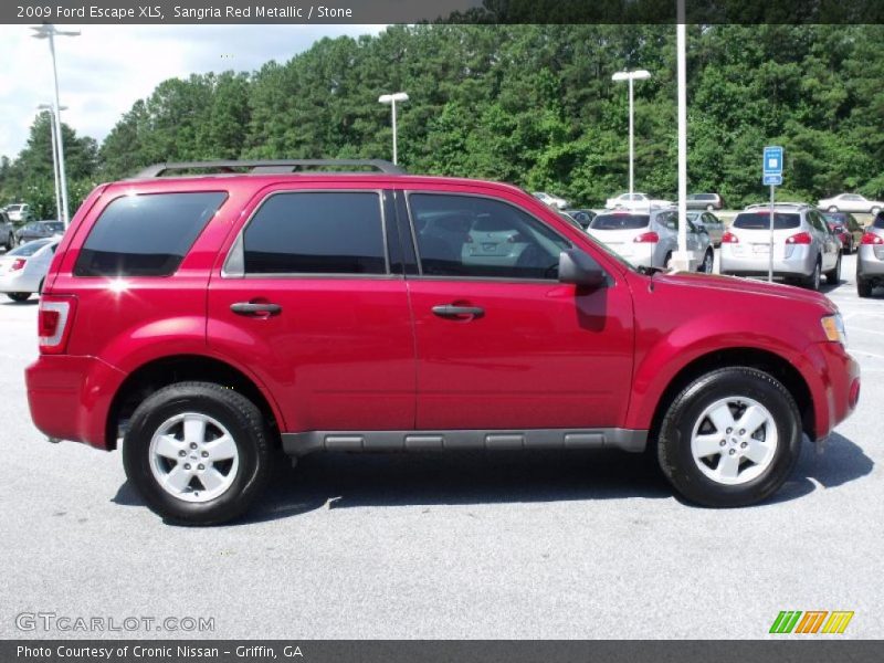 Sangria Red Metallic / Stone 2009 Ford Escape XLS