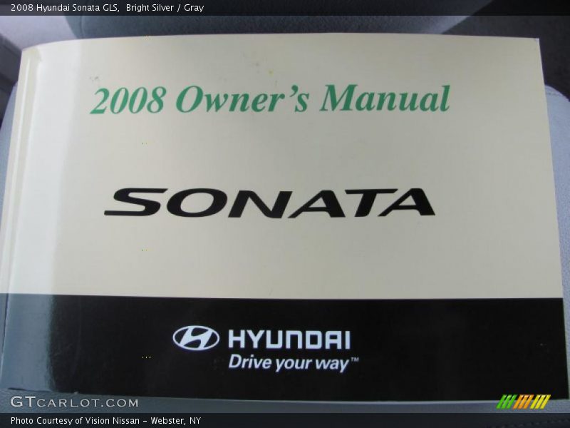Bright Silver / Gray 2008 Hyundai Sonata GLS