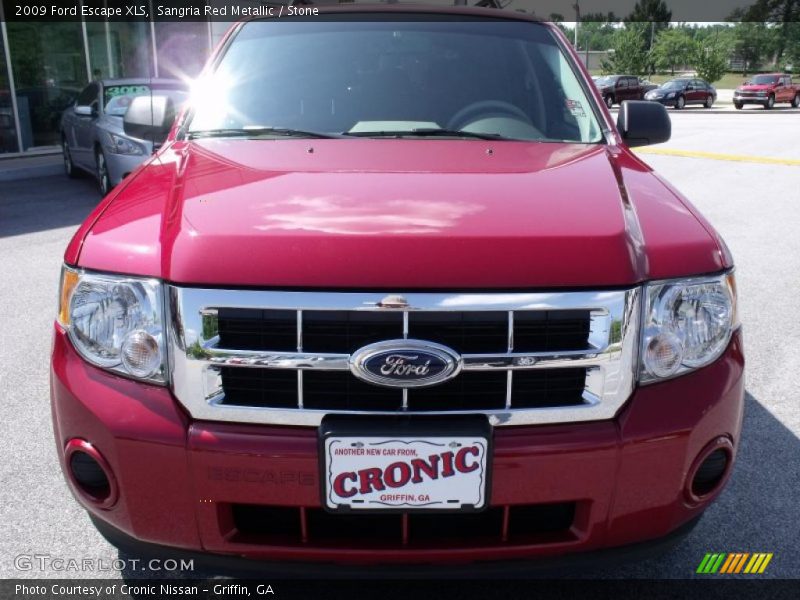 Sangria Red Metallic / Stone 2009 Ford Escape XLS
