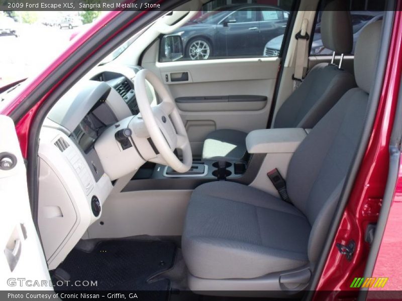 Sangria Red Metallic / Stone 2009 Ford Escape XLS