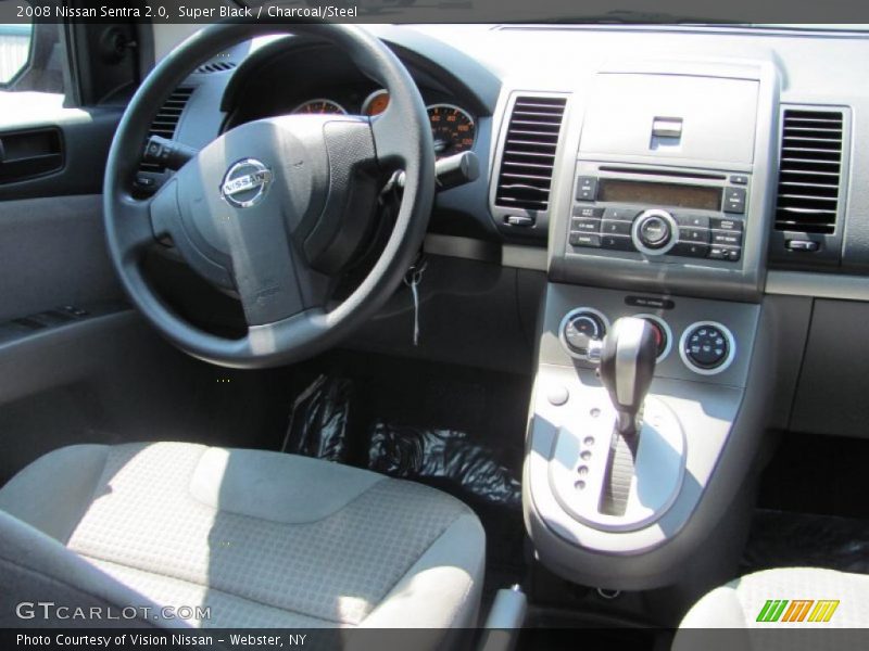 Super Black / Charcoal/Steel 2008 Nissan Sentra 2.0