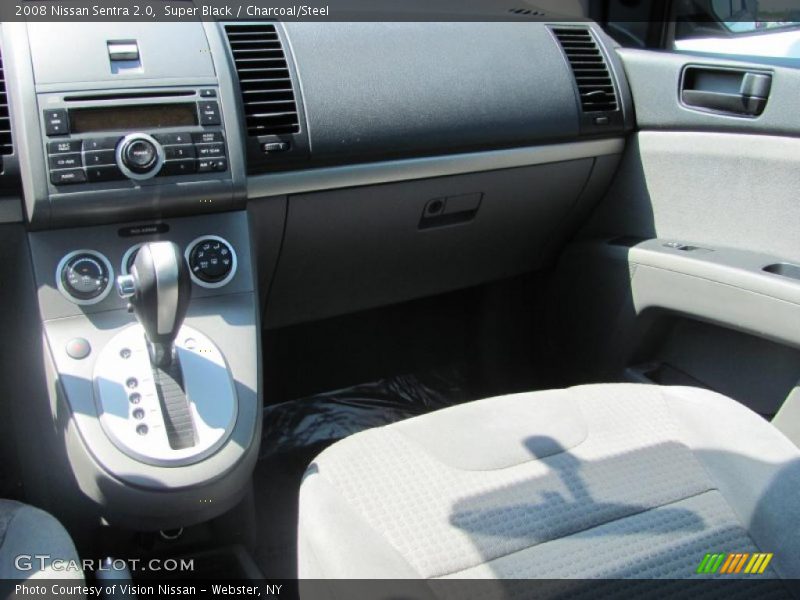 Super Black / Charcoal/Steel 2008 Nissan Sentra 2.0
