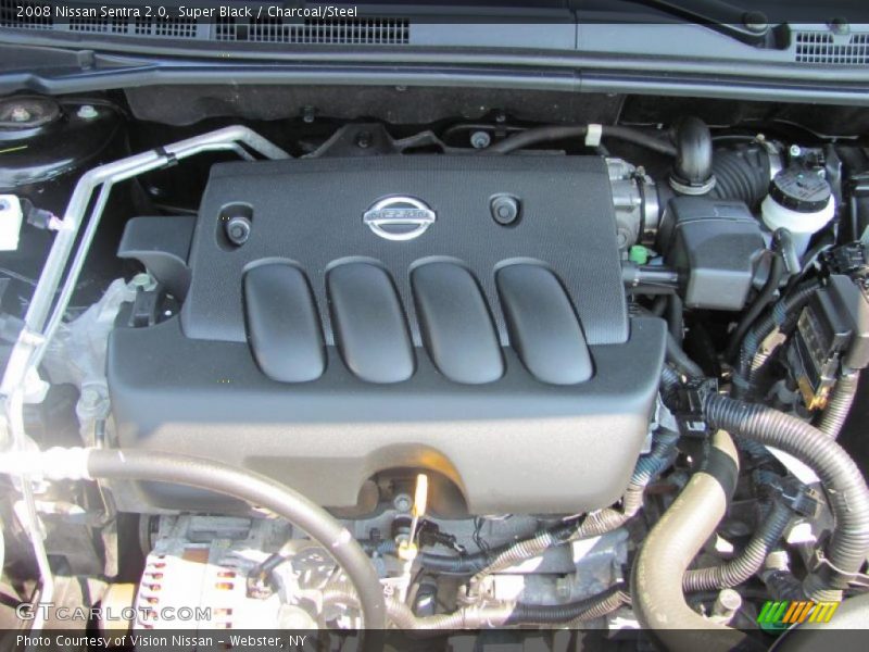 Super Black / Charcoal/Steel 2008 Nissan Sentra 2.0