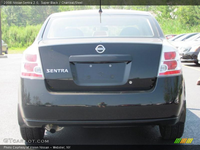Super Black / Charcoal/Steel 2008 Nissan Sentra 2.0