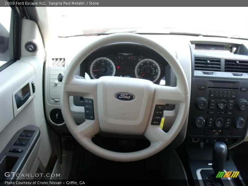Sangria Red Metallic / Stone 2009 Ford Escape XLS