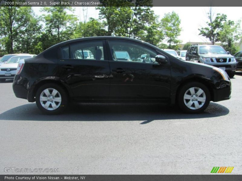 Super Black / Charcoal/Steel 2008 Nissan Sentra 2.0