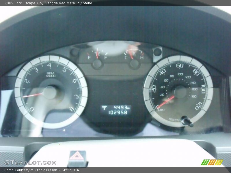 Sangria Red Metallic / Stone 2009 Ford Escape XLS